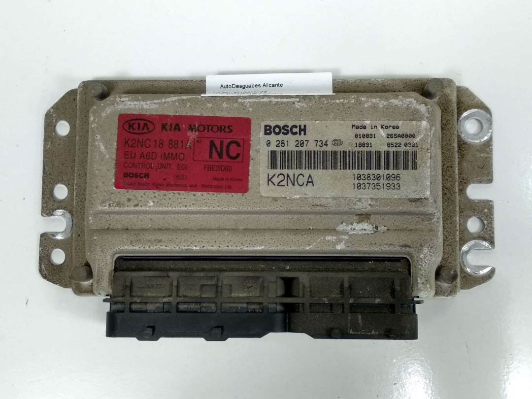 CENTRALITA MOTOR UCE - 0261207734 - KIA - SHUMA II