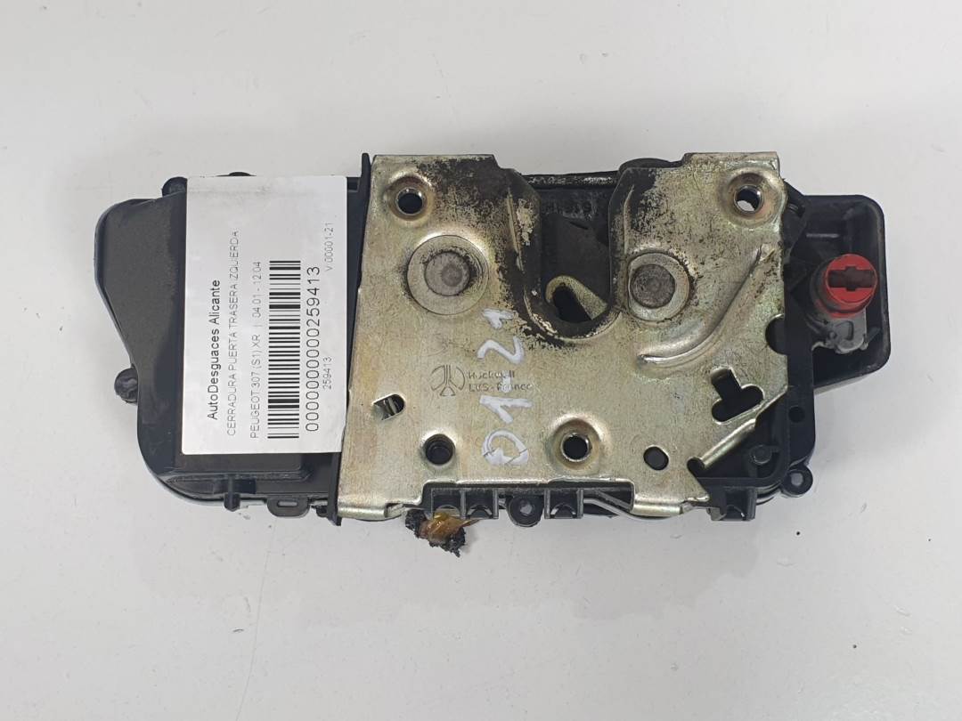 CERRADURA PUERTA TRASERA IZQUIERDA - PEUGEOT - 307 (S1)