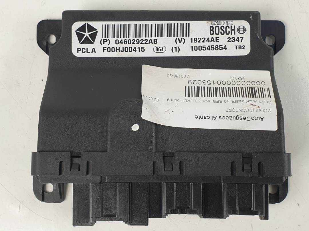 MODULO CONFORT - 04602922AB - CHRYSLER - SEBRING BERLINA