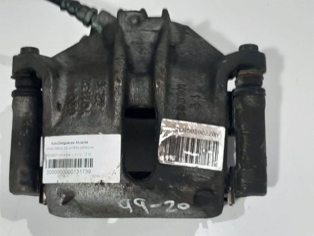 PINZA FRENO DELANTERA DERECHA - 0204Y01132 - PEUGEOT - 208
