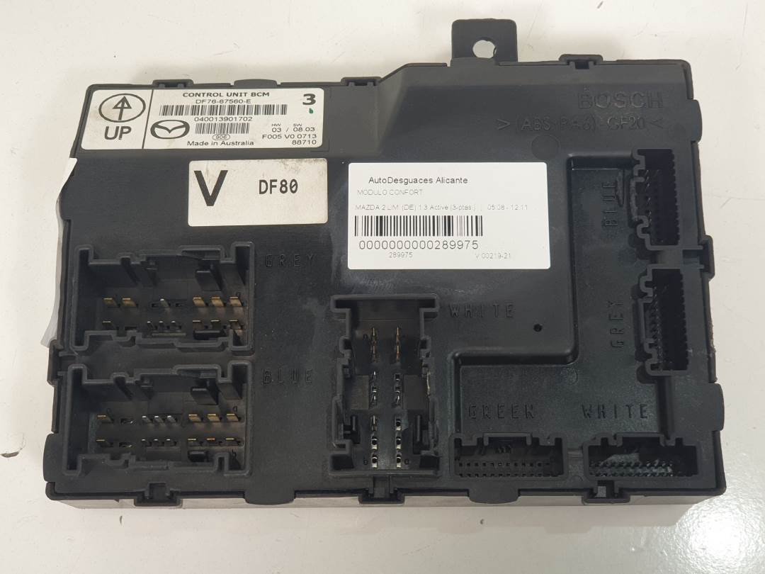 MODULO CONFORT - DF7667560E - MAZDA - 2 LIM. (DE)