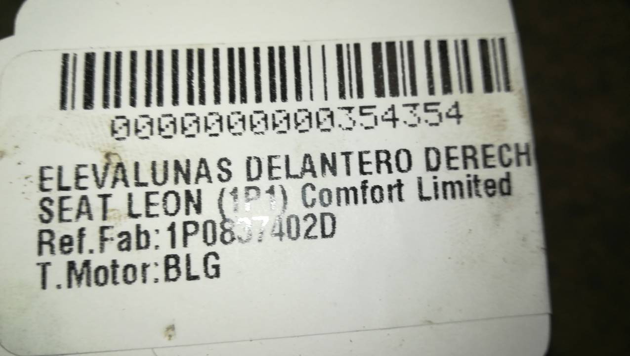 ELEVALUNAS DELANTERO DERECHO