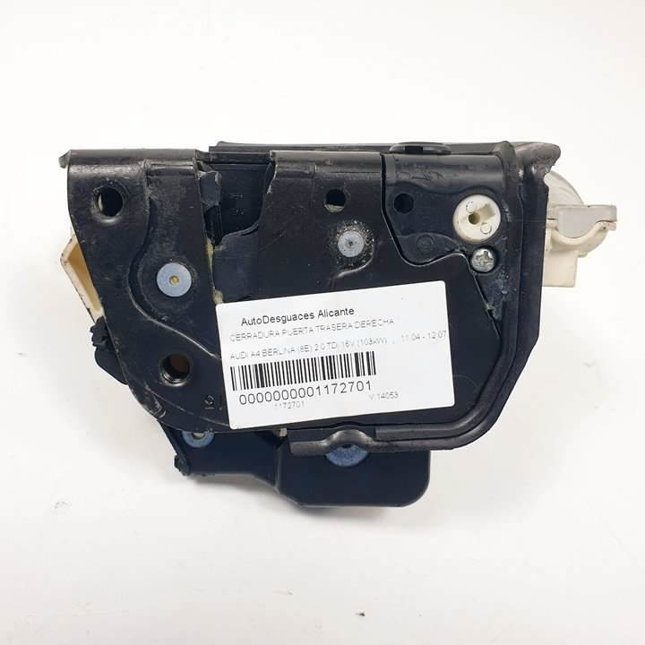 CERRADURA PUERTA TRASERA DERECHA - 8E0839016AA - AUDI - A4 BERLINA (8E)