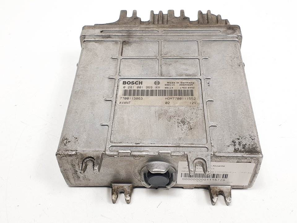 Calculateur moteur - 0281001969 - RENAULT - MEGANE I FASE 2 GRANDTOUR (KA..)