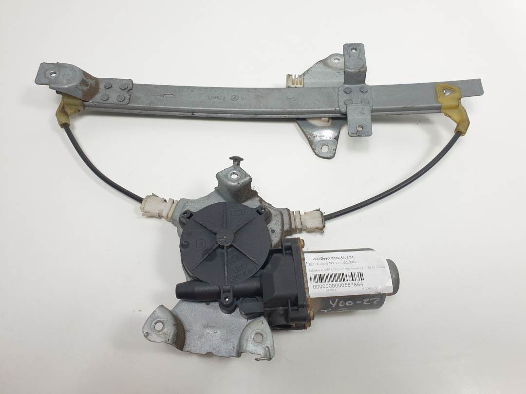 ELEVALUNAS TRASERO IZQUIERDO - 400601T2 - NISSAN - ALMERA TINO (V10M)