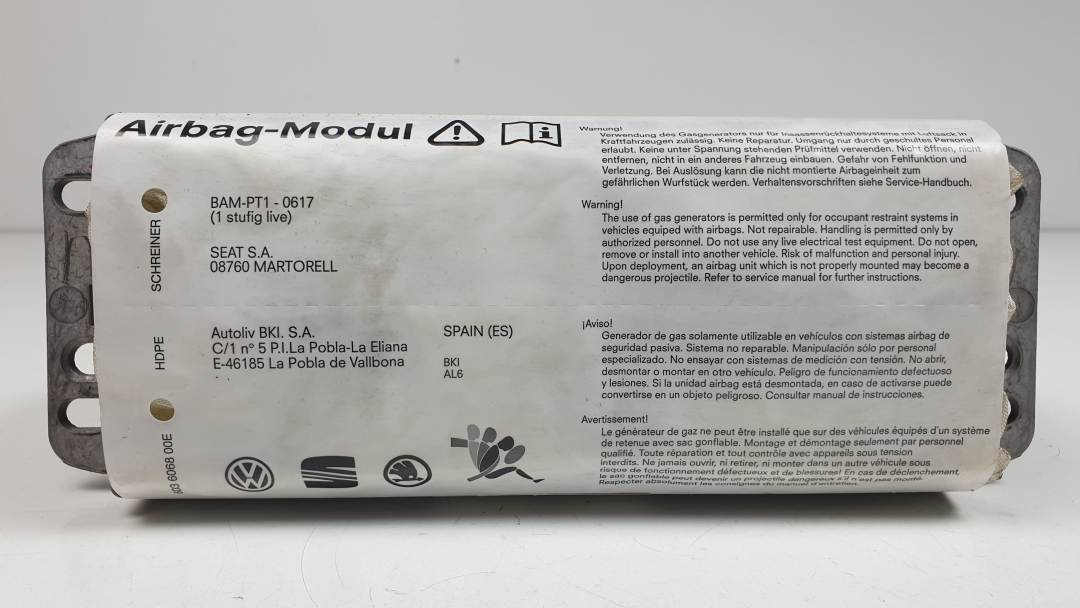 AIRBAG DELANTERO DERECHO - 5P0880204C - SEAT - ALTEA XL (5P5)
