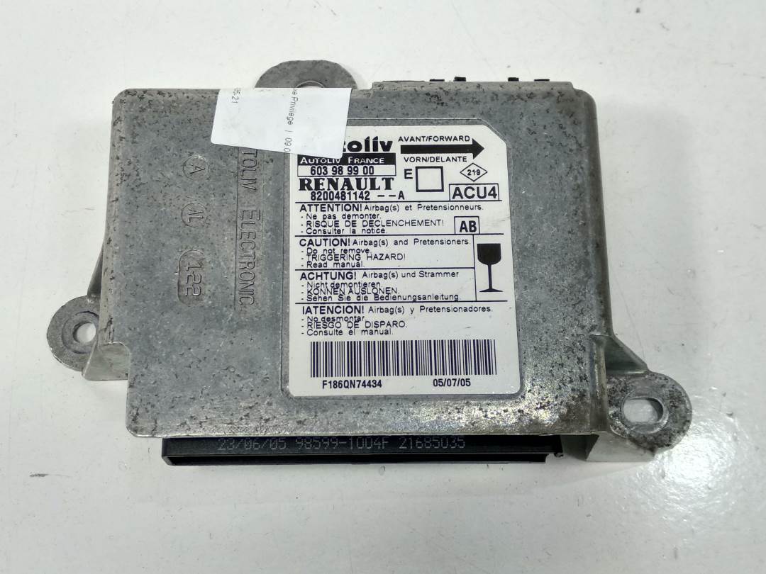 CENTRALITA AIRBAG - 603989900 - RENAULT - MEGANE II COUPE/CABRIO