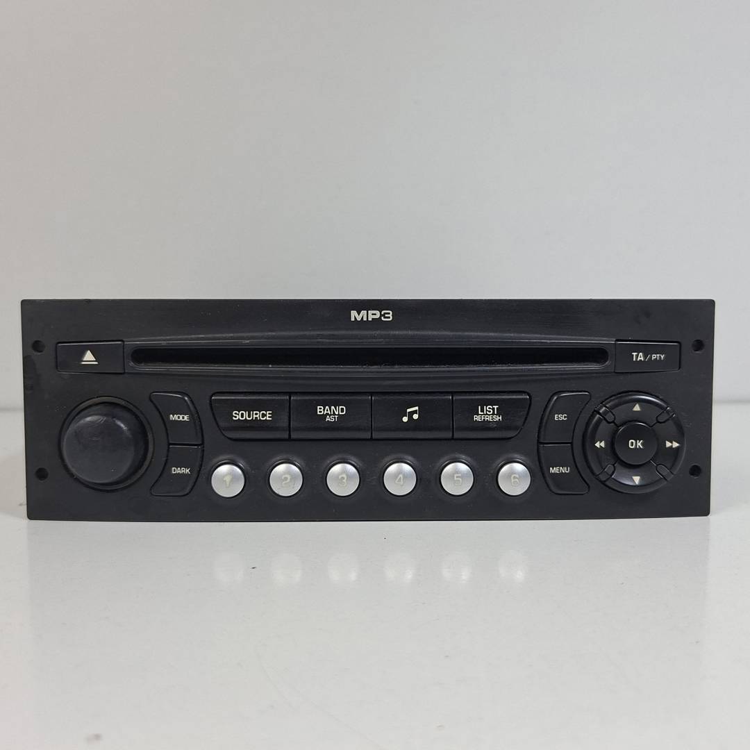 SISTEMA AUDIO / RADIO CD - 96643698XT - PEUGEOT - 207