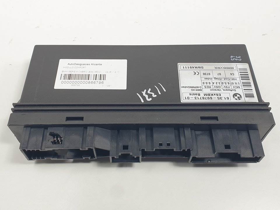 MODULO CONFORT - 697871301 - BMW - SERIE 6 CABRIO (E64)
