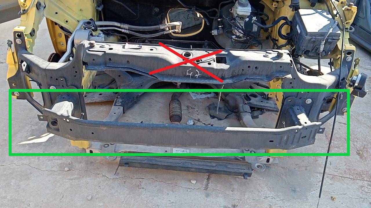 REFUERZO PARAGOLPES DELANTERO