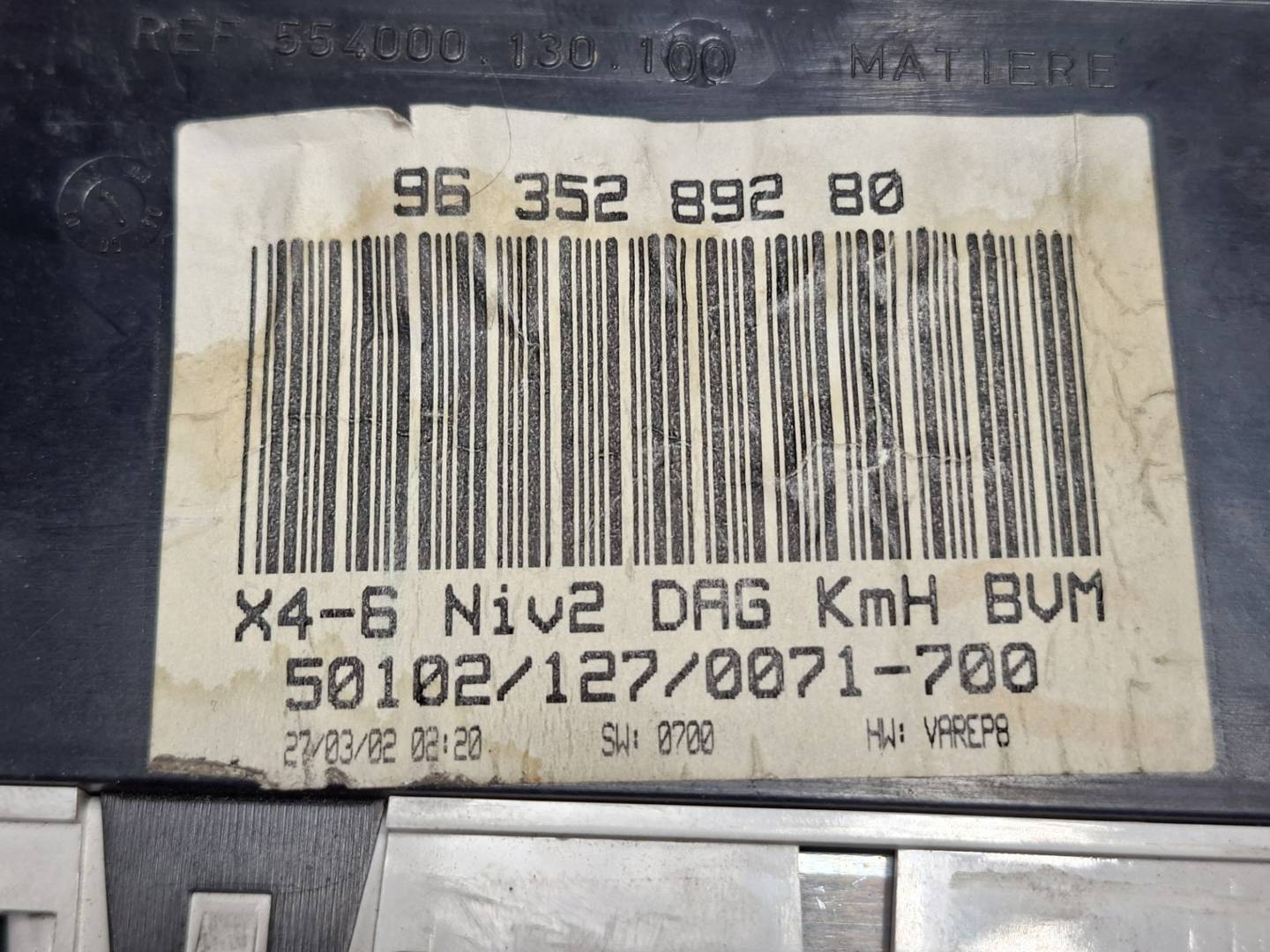 Foto 4 de Cuadro Instrumentos Citroen C5 Berlina (2001–2004)