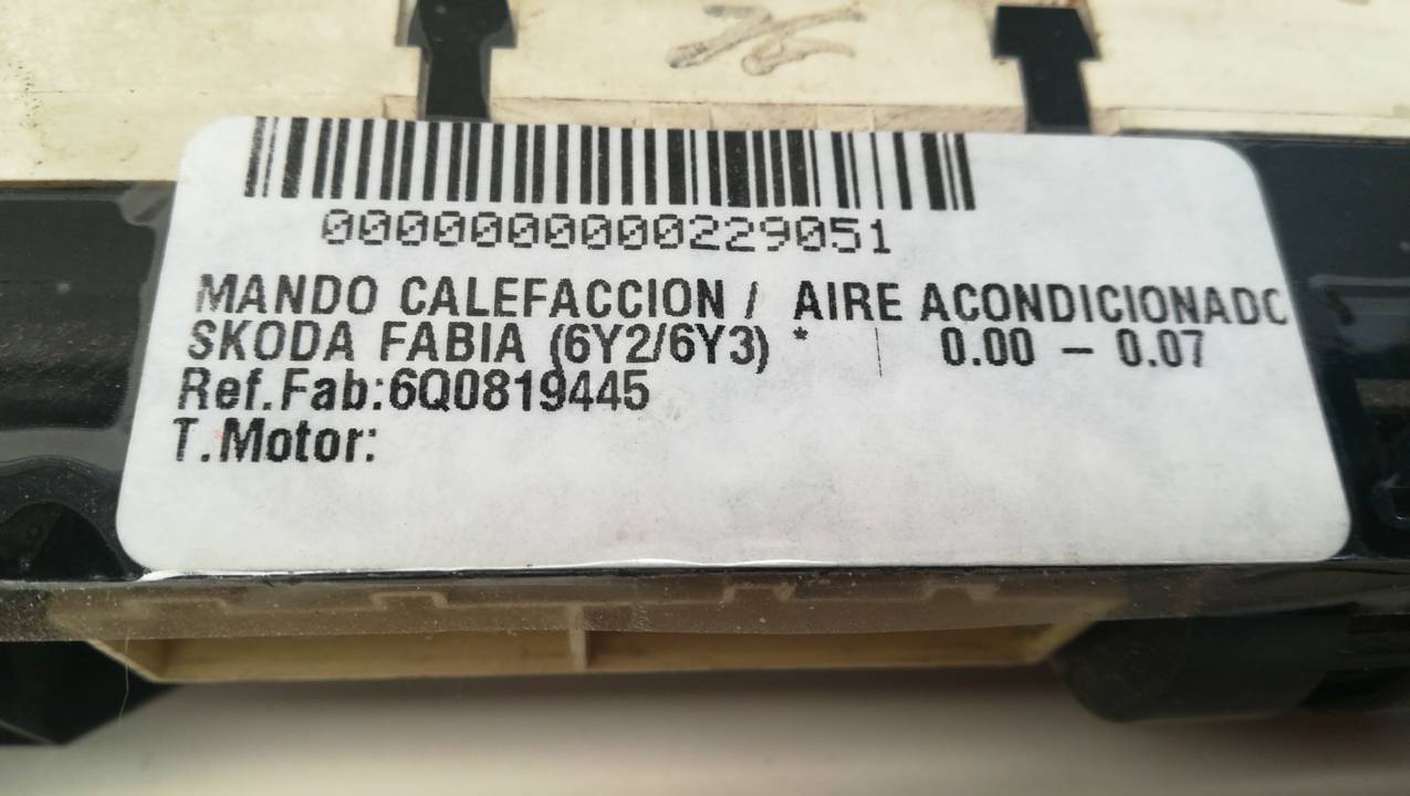 MANDO CALEFACCION / AIRE ACONDICIONADO