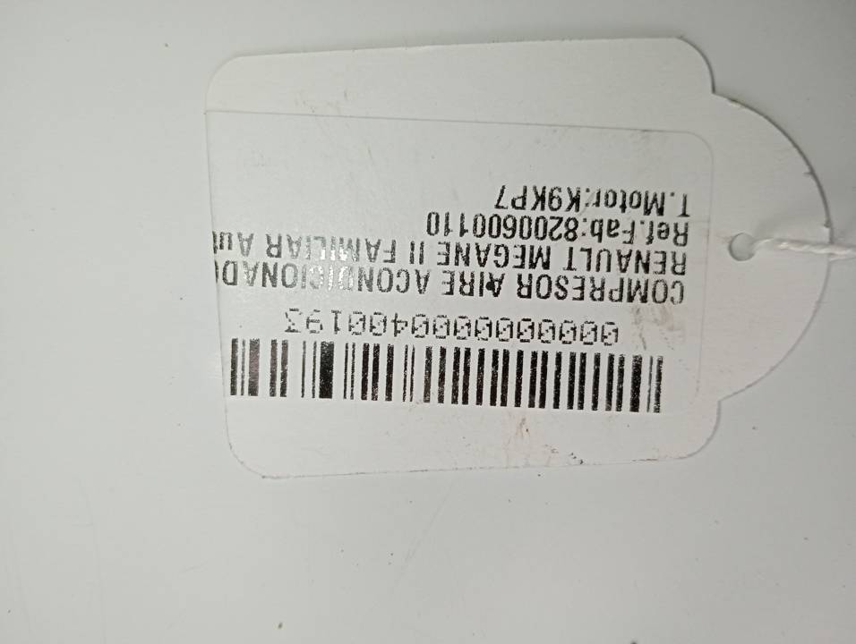 COMPRESOR AIRE ACONDICIONADO