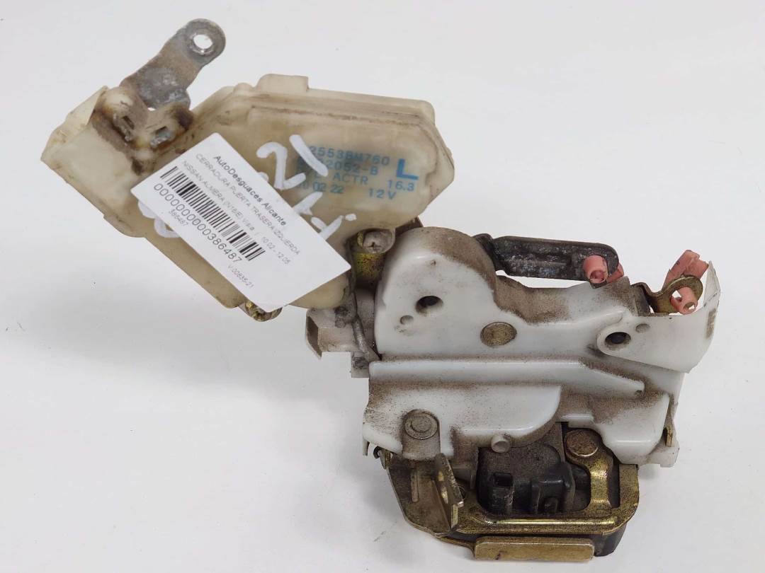 Serrure de porte arrière gauche - 2553BM760 - NISSAN - ALMERA (N16/E)