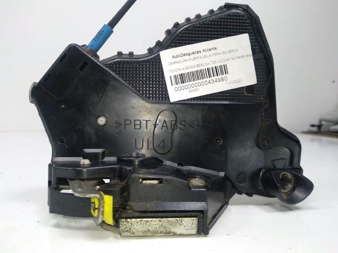 CERRADURA PUERTA DELANTERA IZQUIERDA - TOYOTA - AVENSIS BERLINA (T25)