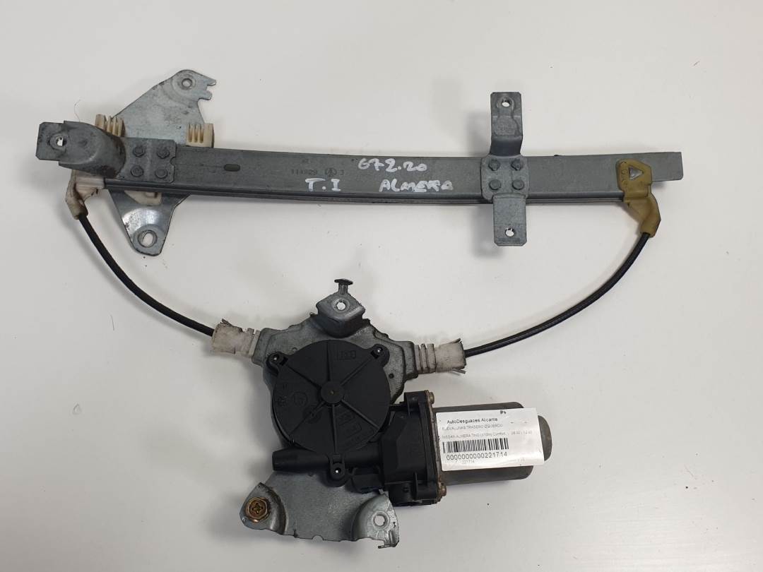 ELEVALUNAS TRASERO IZQUIERDO - 400601T3 - NISSAN - ALMERA TINO (V10M)