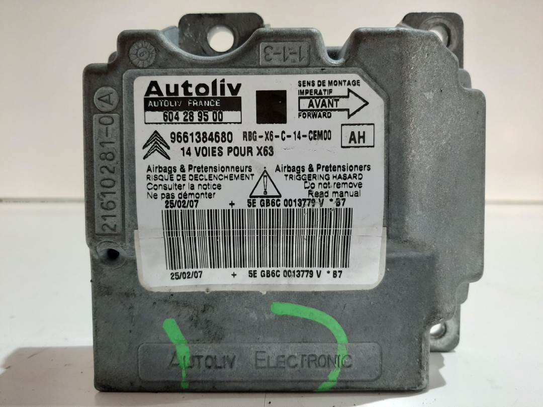 CENTRALITA AIRBAG - 604289500 - CITROEN - C6