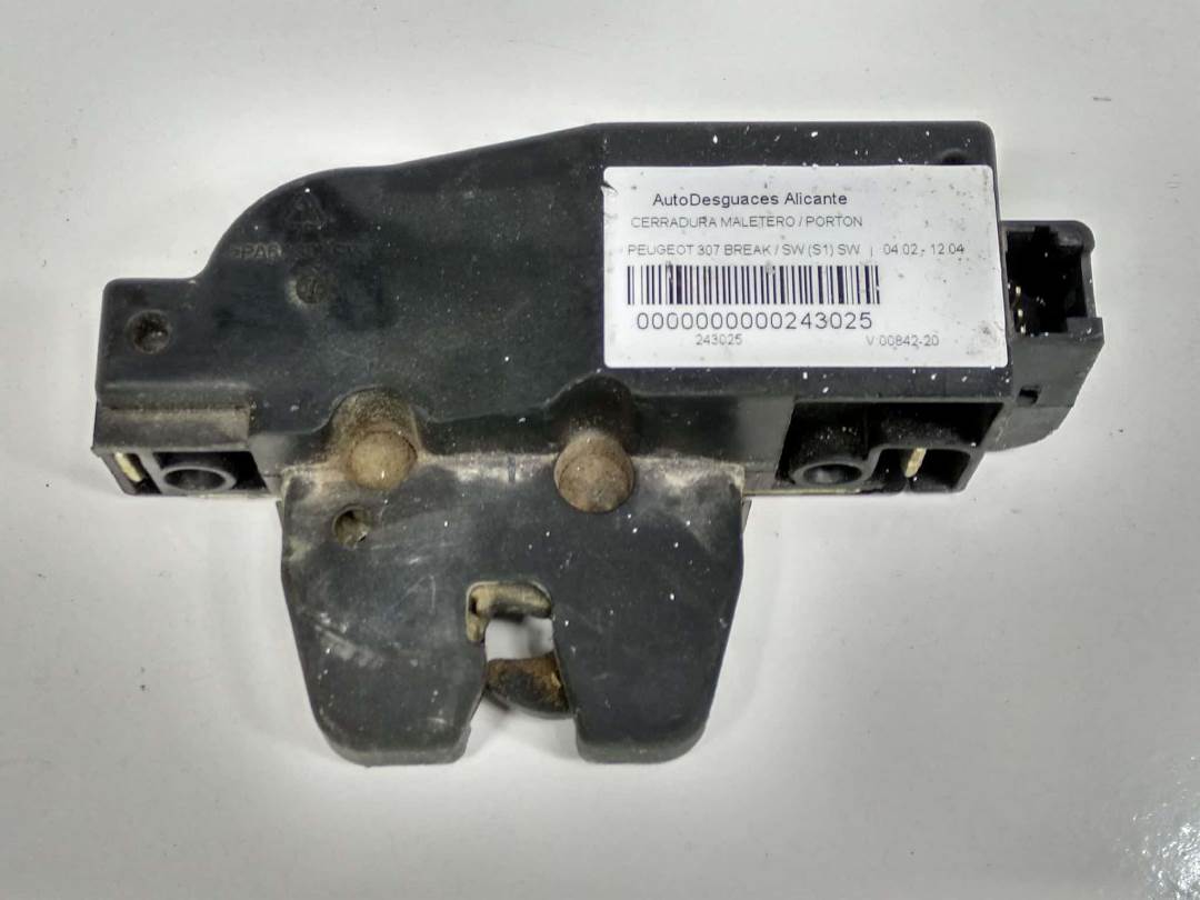 CERRADURA MALETERO / PORTON - 9646091580 - PEUGEOT - 307 BREAK / SW (S1)