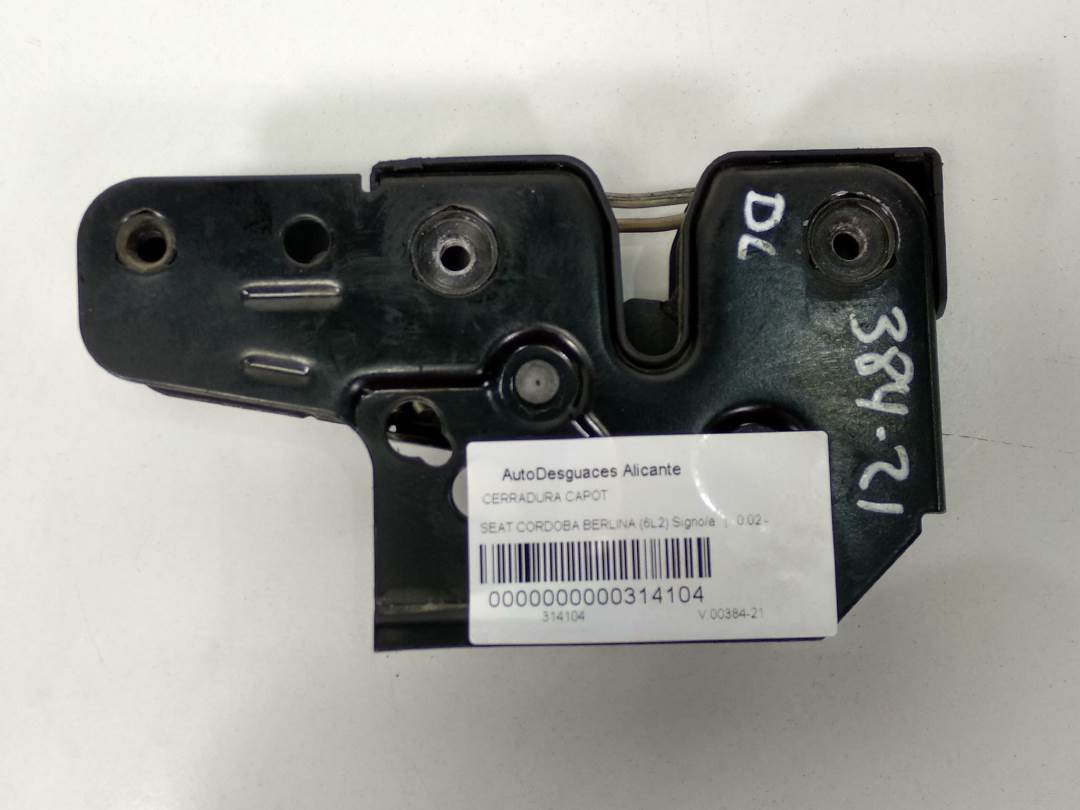 Motorhaubenschloss - 6L0823509D - SEAT - CORDOBA BERLINA (6L2)