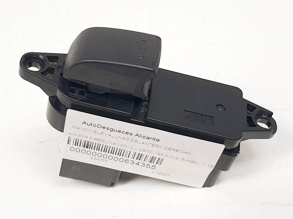 MANDO ELEVALUNAS DELANTERO DERECHO - GP9A66370 - MAZDA - 6 BERLINA (GG)