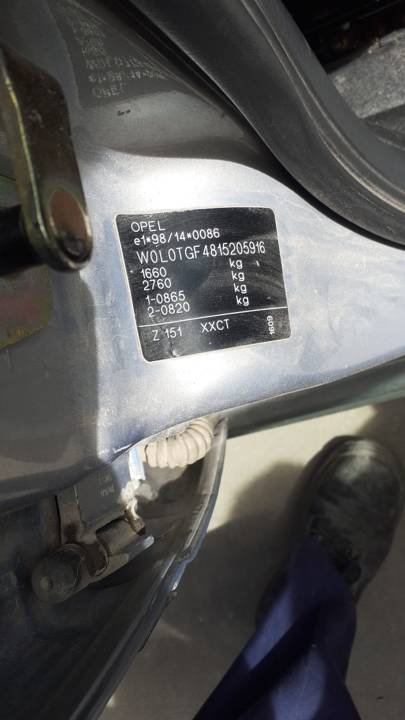 Imagen del vehículo OPEL ASTRA G BERLINA