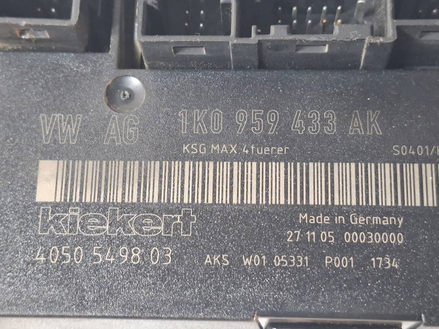 Foto 5 de Modulo Confort Volkswagen Golf V Berlina (1k1) (2003–2009)