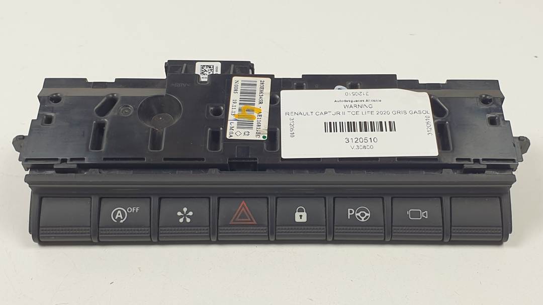 WARNING - 283E86345R - RENAULT - CAPTUR II