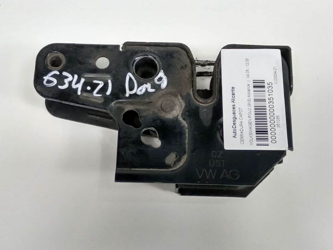 CERRADURA CAPOT - 6Q0823509K - VOLKSWAGEN - POLO (9N3)