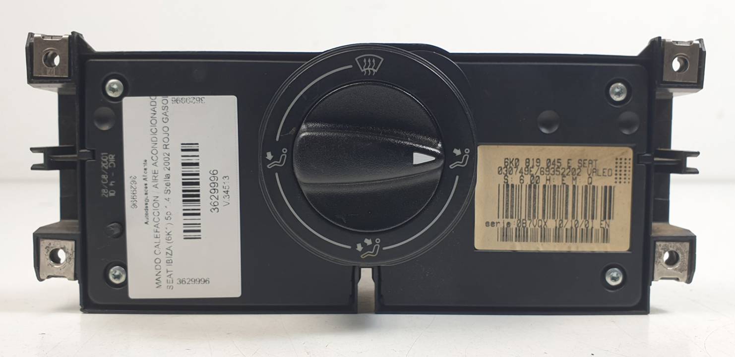 MANDO CALEFACCION / AIRE ACONDICIONADO 6K0819045E SEAT IBIZA (6K1) Autodesguaces Alicante
