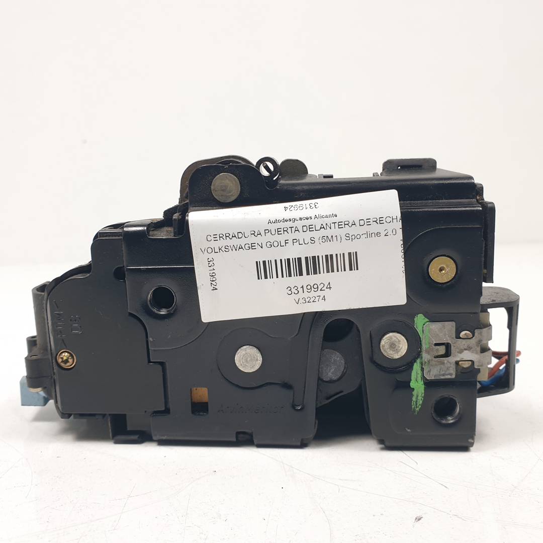 CERRADURA PUERTA DELANTERA DERECHA - 3D1837016 - VOLKSWAGEN - GOLF PLUS (5M1)