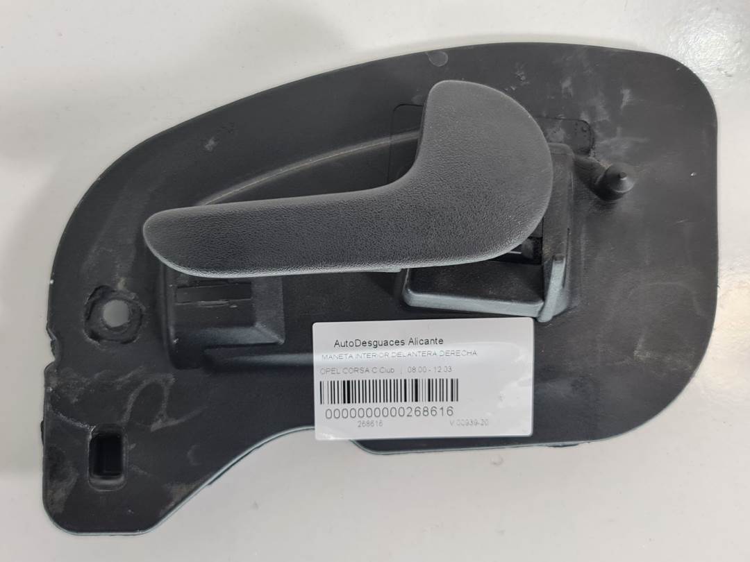 MANETA INTERIOR DELANTERA DERECHA - 13104264G - OPEL - CORSA C