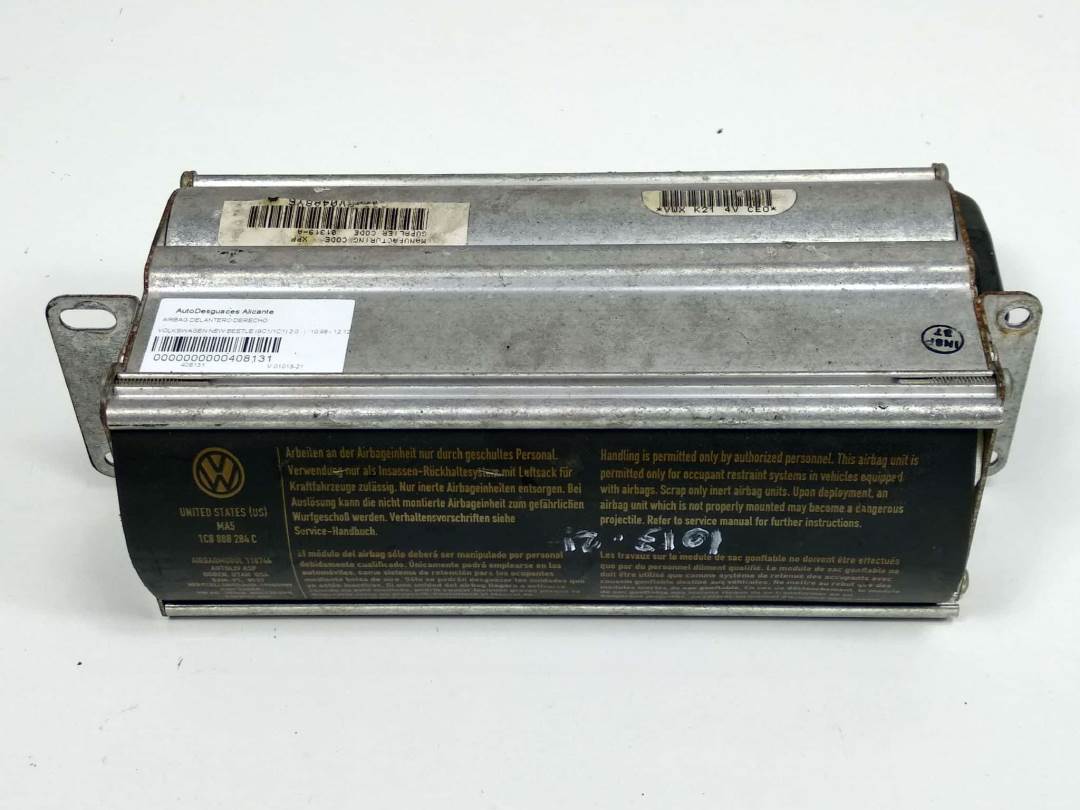 AIRBAG DELANTERO DERECHO - 1C8888284C - VOLKSWAGEN - NEW BEETLE (9C1/1C1)