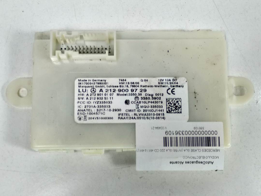 MODULO ELECTRONICO - 3217102930 - MERCEDES - CLASE GLA (W156)