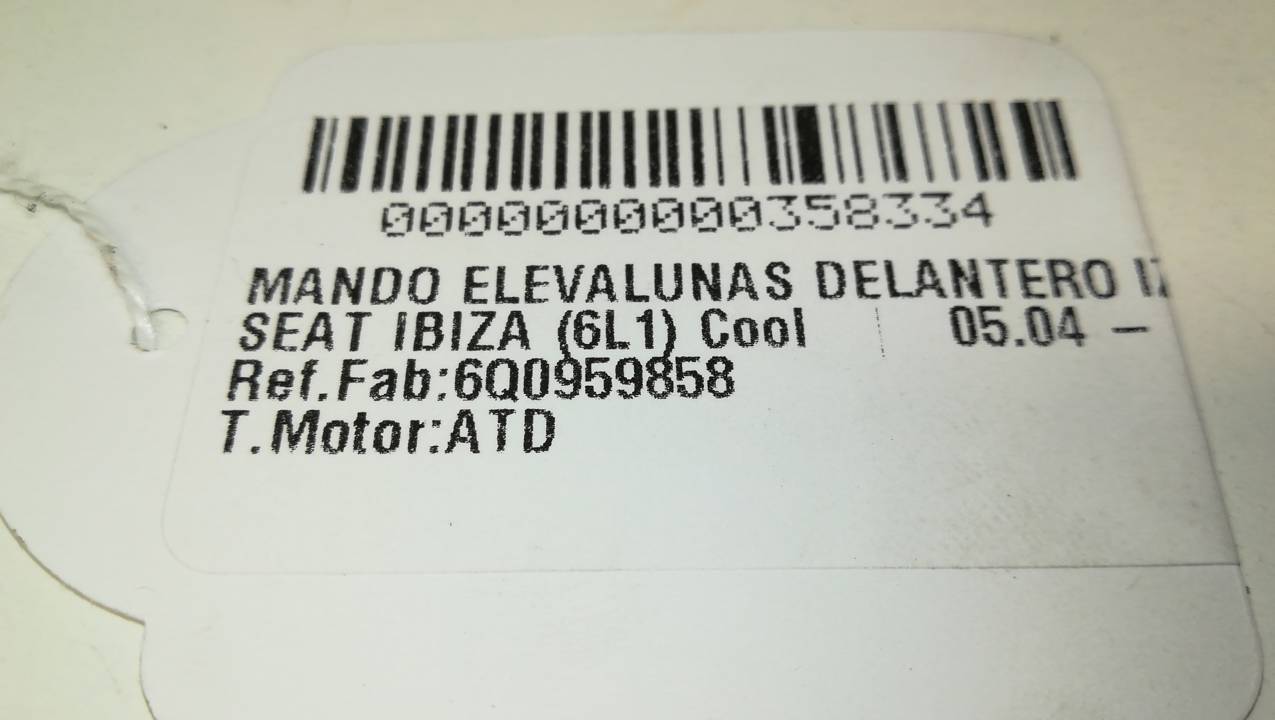 MANDO ELEVALUNAS DELANTERO IZQUIERDO