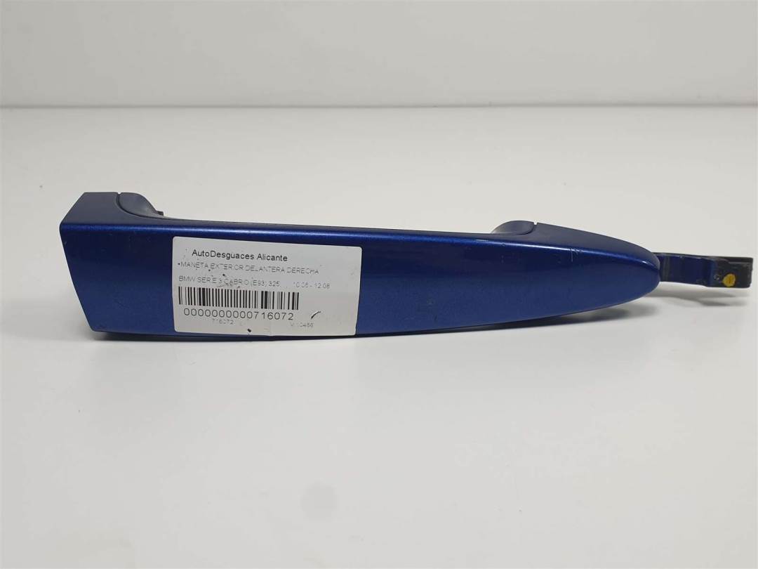 MANETA EXTERIOR DELANTERA DERECHA - 7123974 - BMW - SERIE 3 CABRIO (E93)