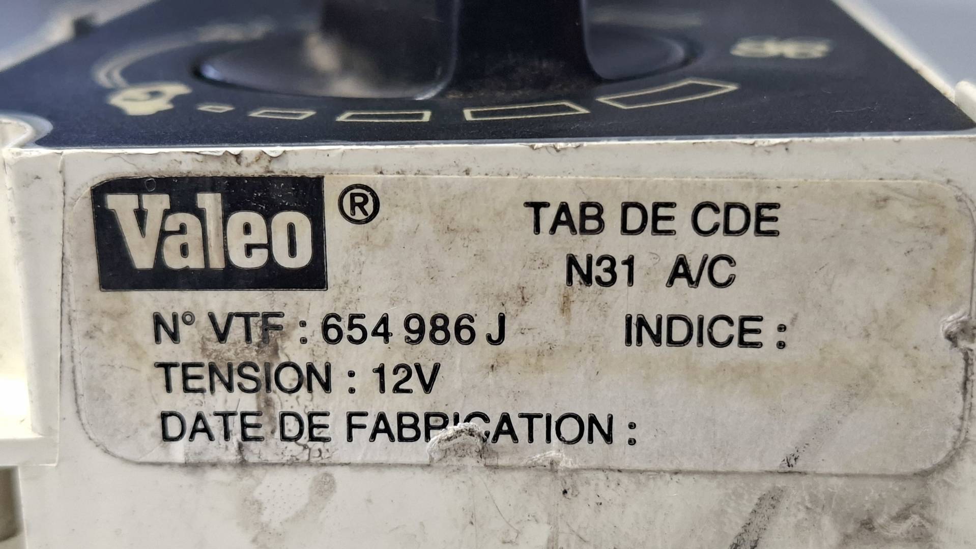 Foto 4 de Mando Calefaccion / Aire Acondicionado Citroen Berlingo (m49) (1996–2001)