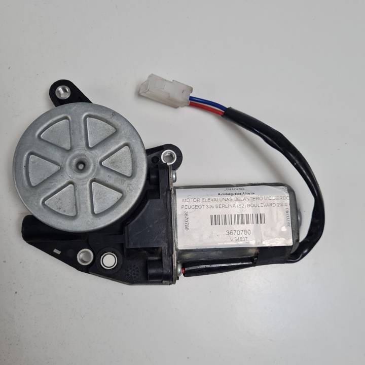 MOTOR ELEVALUNAS DELANTERO IZQUIERDO PEUGEOT 306 BERLINA (S2) Autodesguaces Alicante