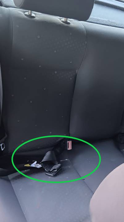 CINTURON SEGURIDAD TRASERO CENTRAL