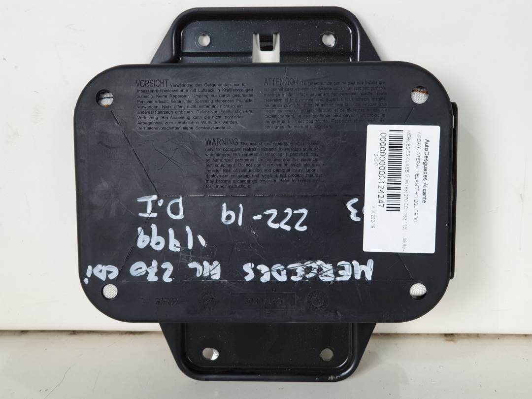 AIRBAG LATERAL DELANTERO IZQUIERDO - 1638600605 - MERCEDES - CLASE M (W163)