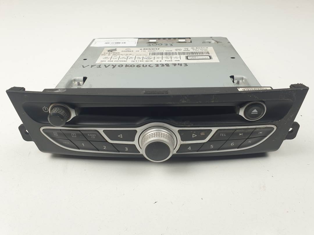 SISTEMA AUDIO / RADIO CD - 281151952R - RENAULT - KOLEOS