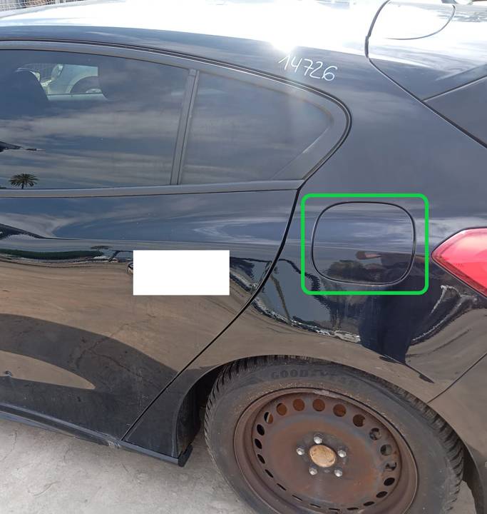 TAPA EXTERIOR COMBUSTIBLE