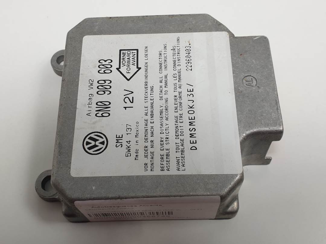 Calculateur d’airbag - 6N0909603 - VOLKSWAGEN - PASSAT BERLINA (3A2)