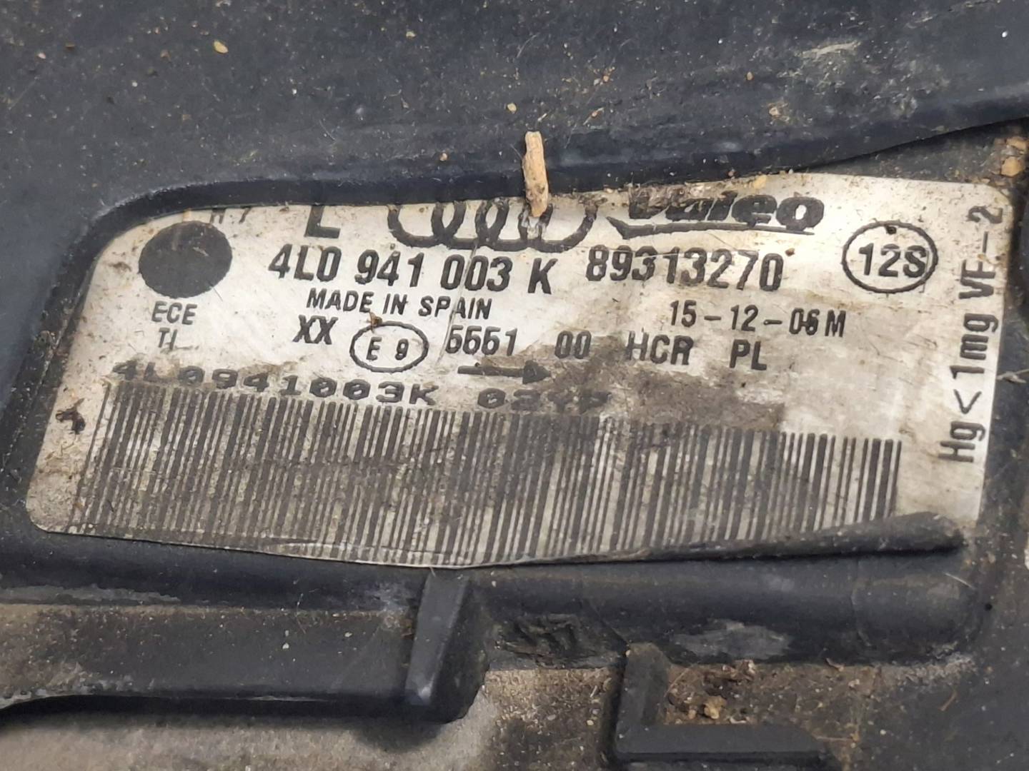 Foto 4 de Faro Izquierdo Audi Q7 (4l) (2006–2015)