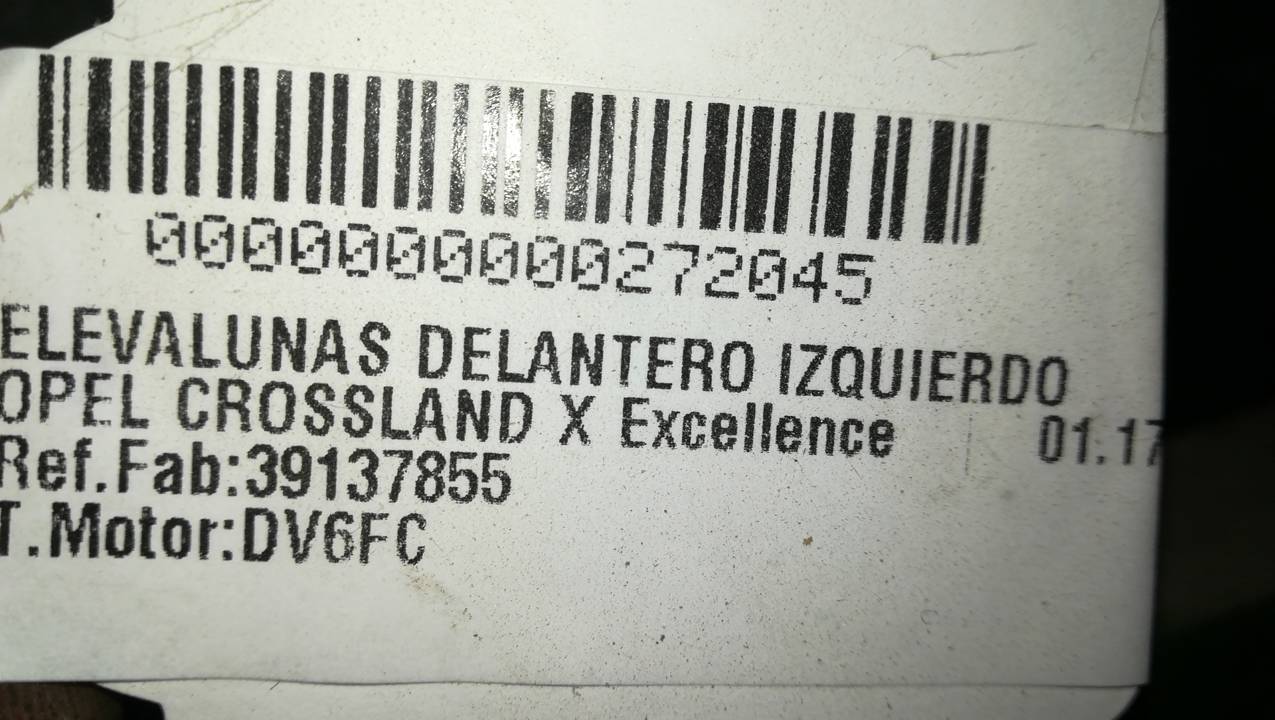 ELEVALUNAS DELANTERO IZQUIERDO