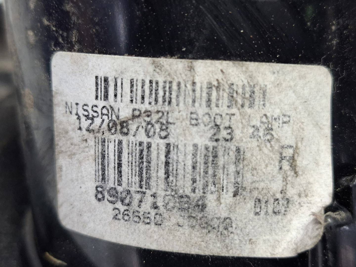 Foto 3 de Piloto Trasero Derecho Interior Nissan Qashqai (j10) (2007–2014)