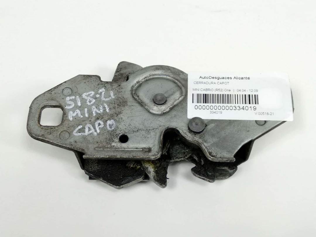 CERRADURA CAPOT - MINI - CABRIO (R52)
