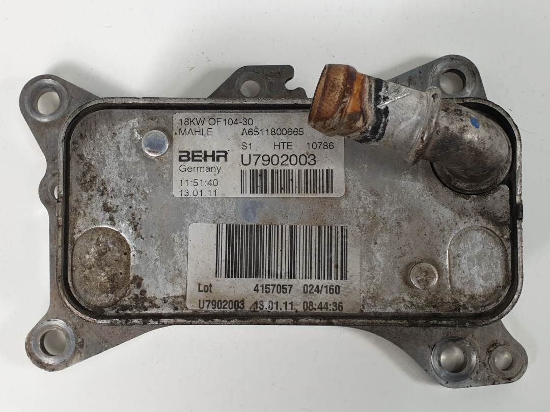 ENFRIADOR ACEITE MOTOR - A6511800665 - MERCEDES - CLASE E (W212) LIM.