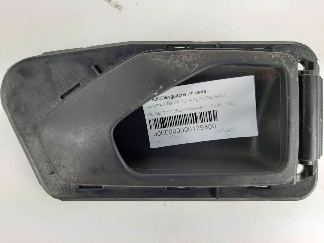 MANETA INTERIOR DELANTERA IZQUIERDA - 9612535677 - PEUGEOT - 306 BREAK
