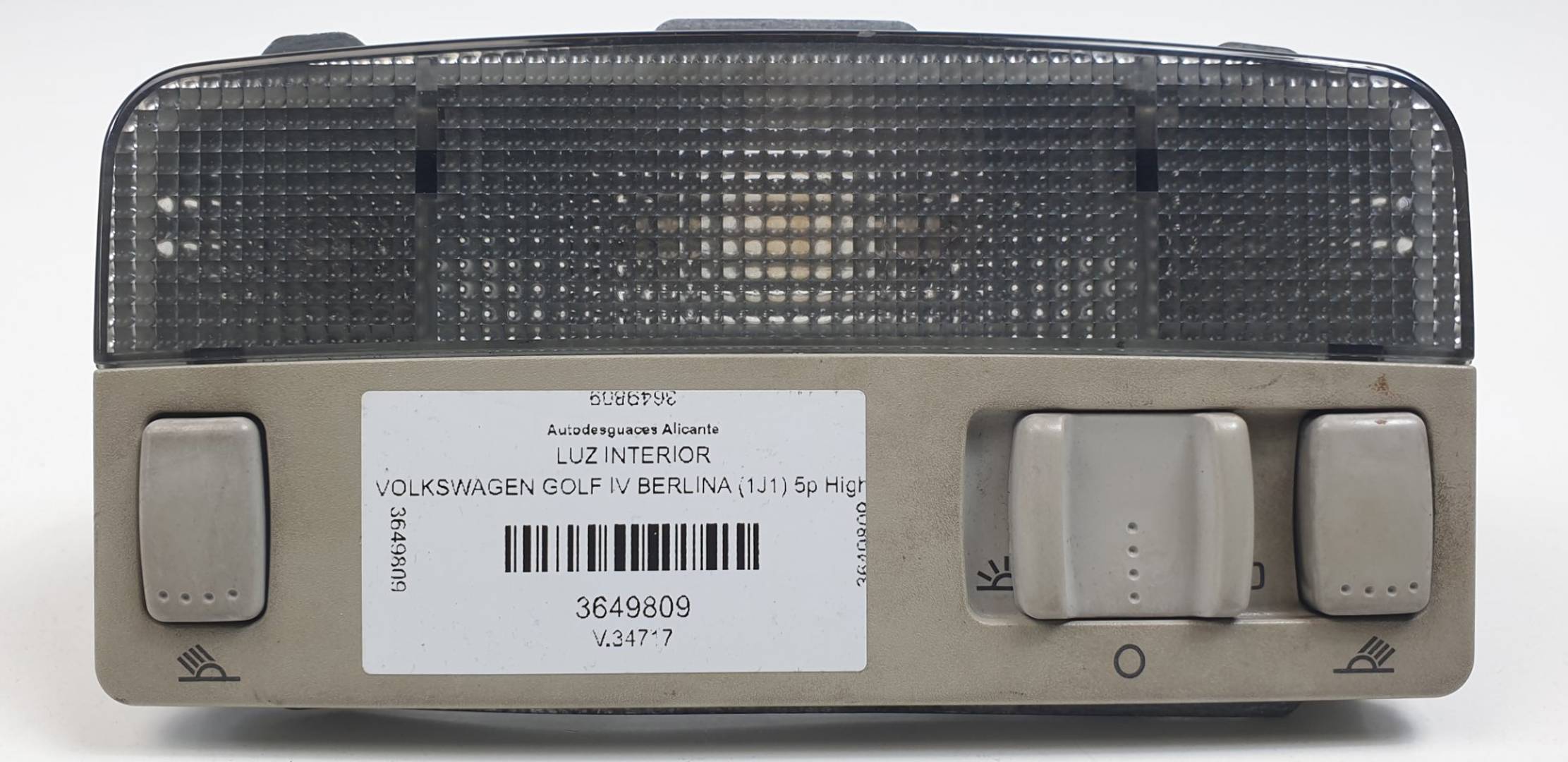 Plafonnier - 3B0947105C - VOLKSWAGEN - GOLF IV BERLINA (1J1)