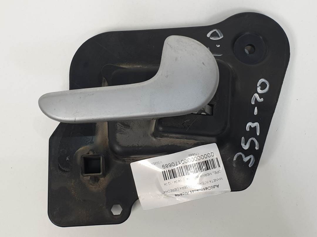 MANETA INTERIOR TRASERA DERECHA - 13121861 - OPEL - MERIVA